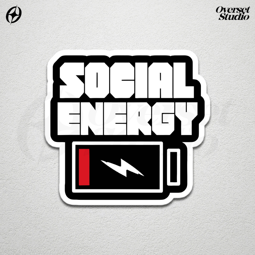 

(GRATIS ONGKIR & COD) Stiker Sticker Social Energy / Stiker Aesthetic Social Energy / Sticker Vinyl Glossy / Aesthetic Sticker / Sticker Band / Stiker Brand Lokal / Stiker Satuan / Sticker Custom / Sticker Helm / Stiker Tumbler / Stiker Anti Air