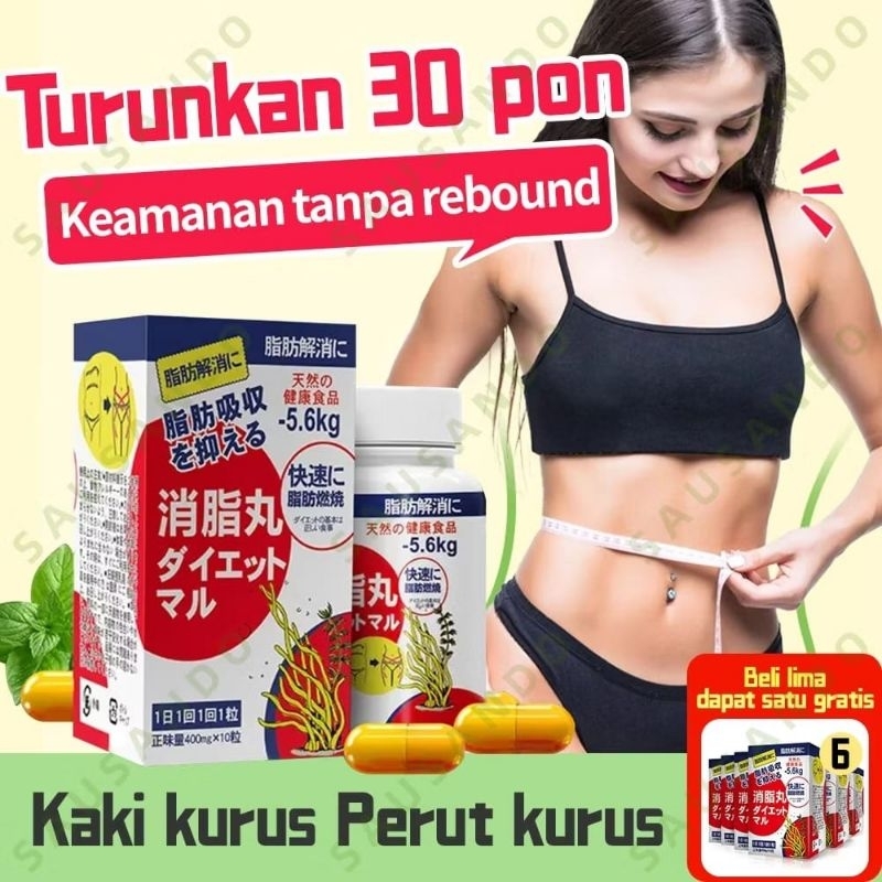 SAUSANDO kapsul pelangsing dalam 7 hari(merah)