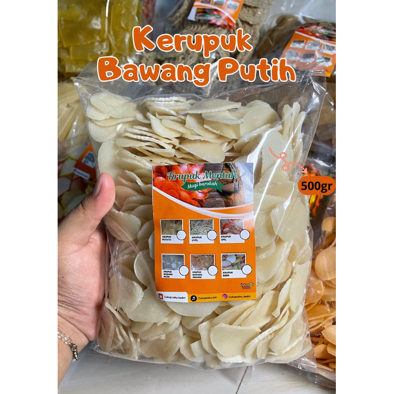 

Krupuk Bawang Putih 500gr mentah