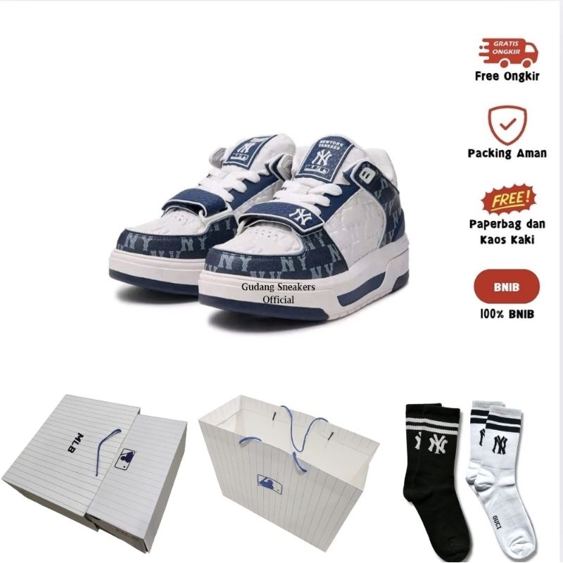 MLB NY Yankees Chunky Liner High Denim Blue