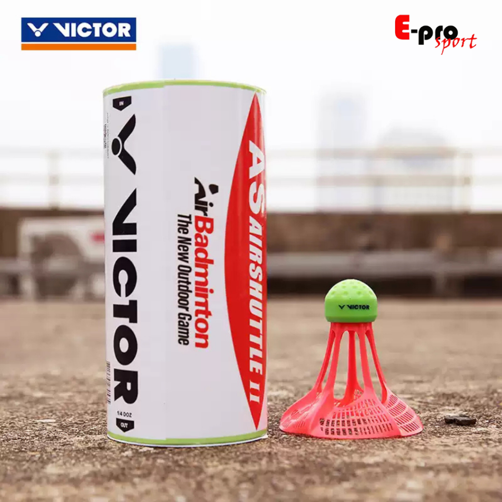 Shuttlecock Badminton Victor AS-AIRSHUTTLE II Air Shuttle 2 Nylon Kok Badminton Outdoor Original