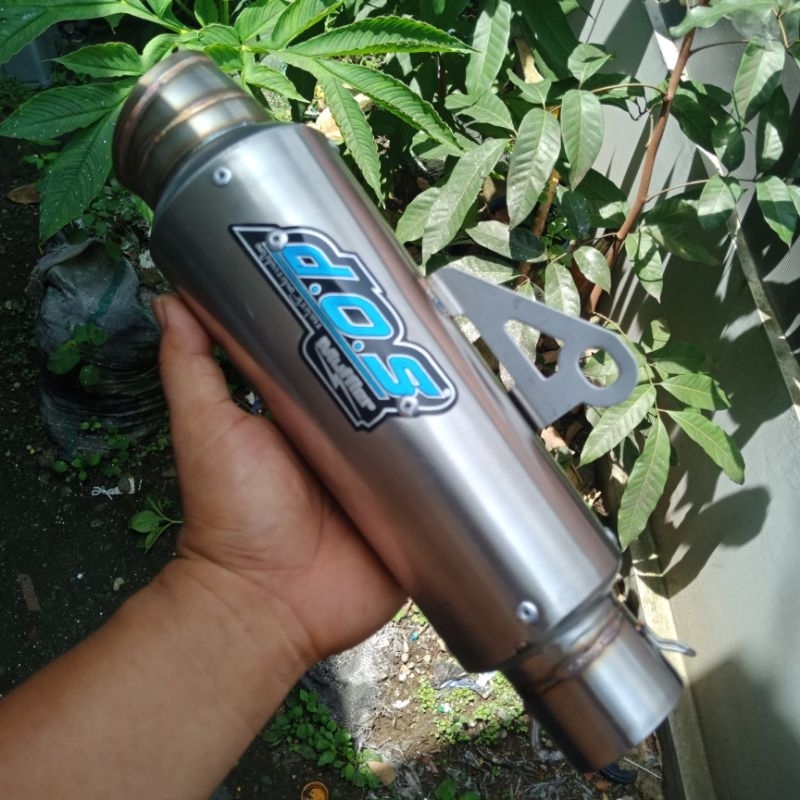 Slincer Silencer Knalpot Kompetisi Dos Muffler Inlet 50mm
