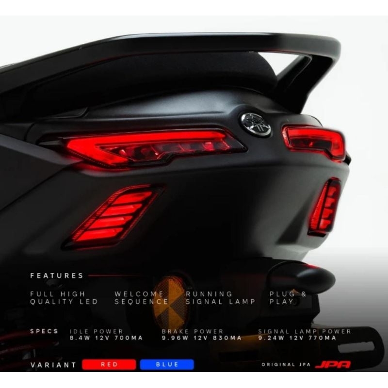 STOPLAMP LAMPU STOP BELAKANG JPA ALL.NEW YAMAHA NMAX TURBO LAMPU STOP BELAKANG NMAX TURBO JPA