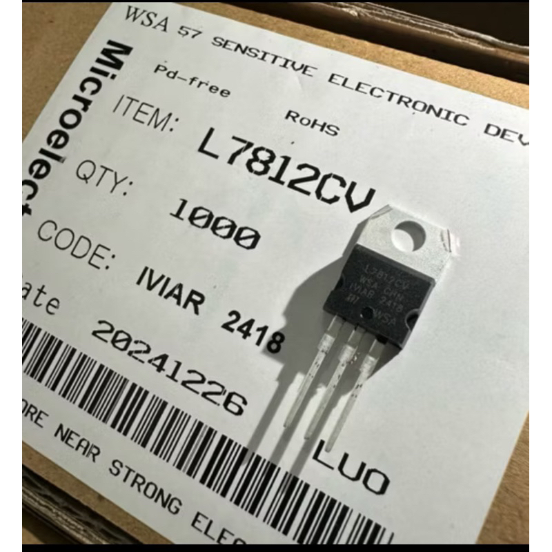 IC 7812 L7812 TRANSISTOR