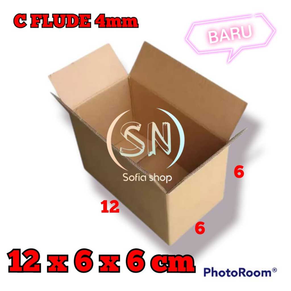 

C-FLUDE 4MM KARDUS PACKING 12x6x6cm / KARDUS PACKING ONLINE SHOP 12 x 6 x 6 CM