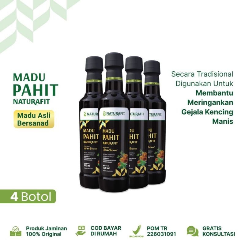 

Madu Hitam Pahit Naturafit 100% Madu Asli Dan Bersanad Mengobati Diabetes Gula Darah Tinggi