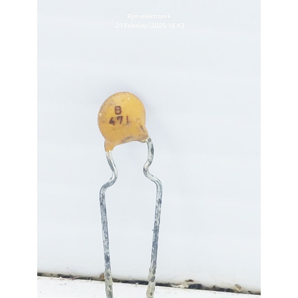 kapasitor keramik 471 pf ori