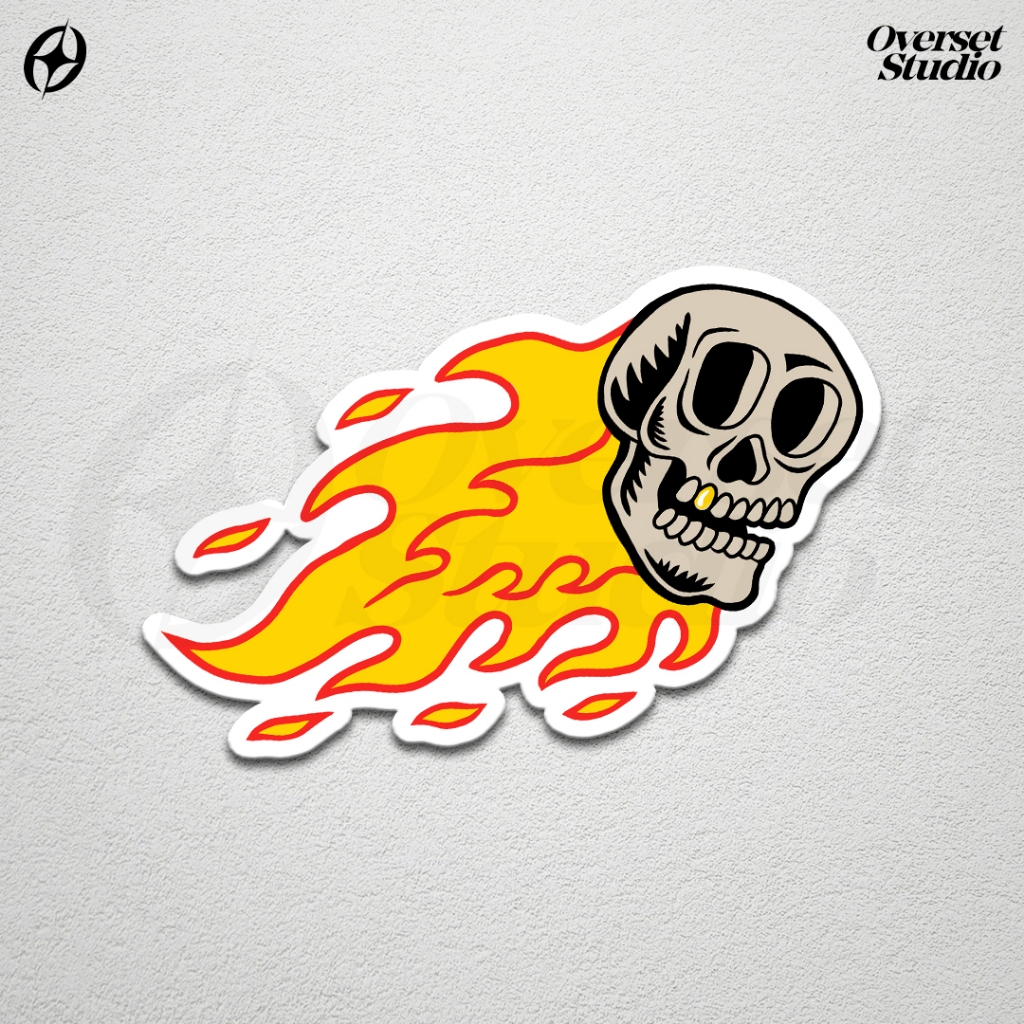 

(GRATIS ONGKIR & COD) Stiker Sticker Skull Fire / Stiker Aesthetic Tengkorak Api / Sticker Vinyl Glossy / Skull Fire Vintage Aesthetic Sticker Tengkorak / Sticker Band / Stiker Brand Lokal / Stiker Satuan / Sticker Custom / Sticker Helm / Stiker Tumbler