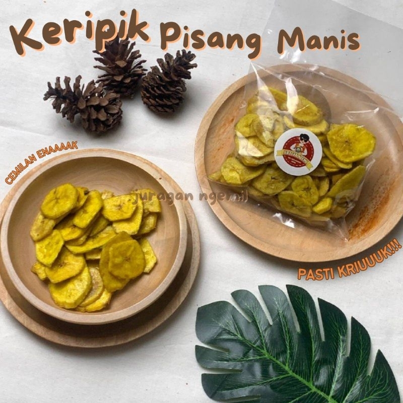 

Keripik Pisang Manis Renyah Keriuk Snack Jadul