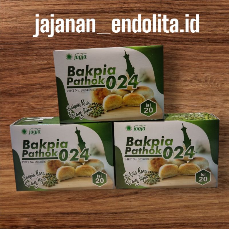 

BAKPIA PATHOK JOGJA KERING VARIANT KACANG HIJAU PERDUS ISI 24pc