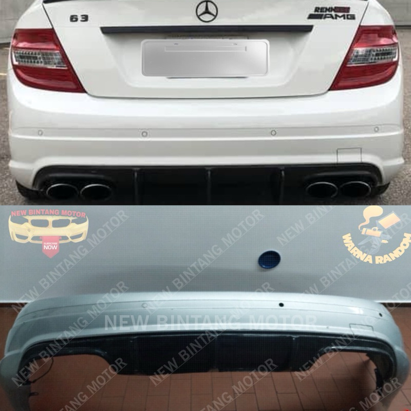 Bumper belakang mercedes C Class W204 C63 2010 original