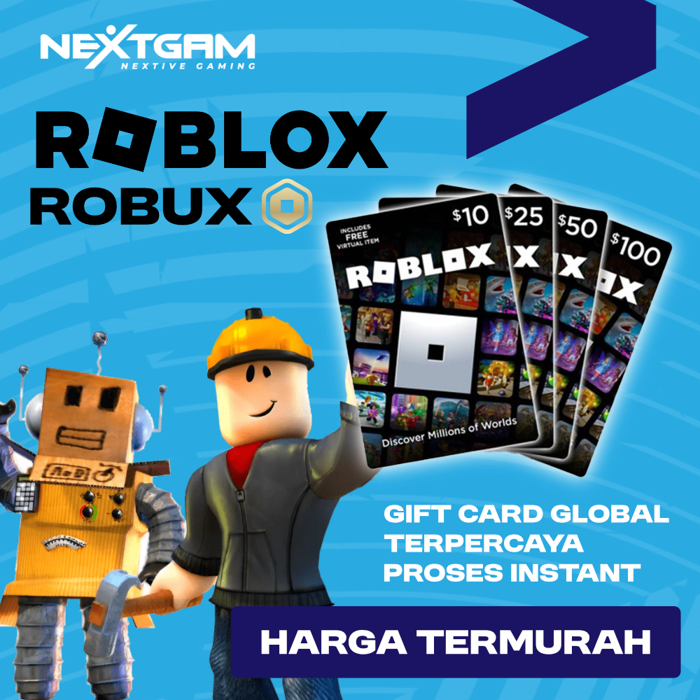 [NEXTIVE GAMING] Voucher Termurah  Robux Roblox Card [NEXTIVE.ID]