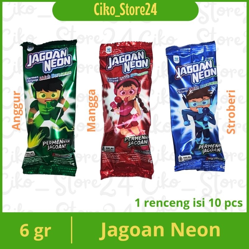 

Permen Jagoan Neon Renceng / Permen Lollipop