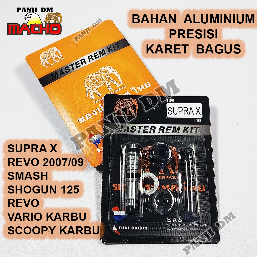 Grosir Master Rem Kit Supra X Smash Shogun 125 Depan Revo Vario Scoopy Karbu Seal Stut Thai Origin