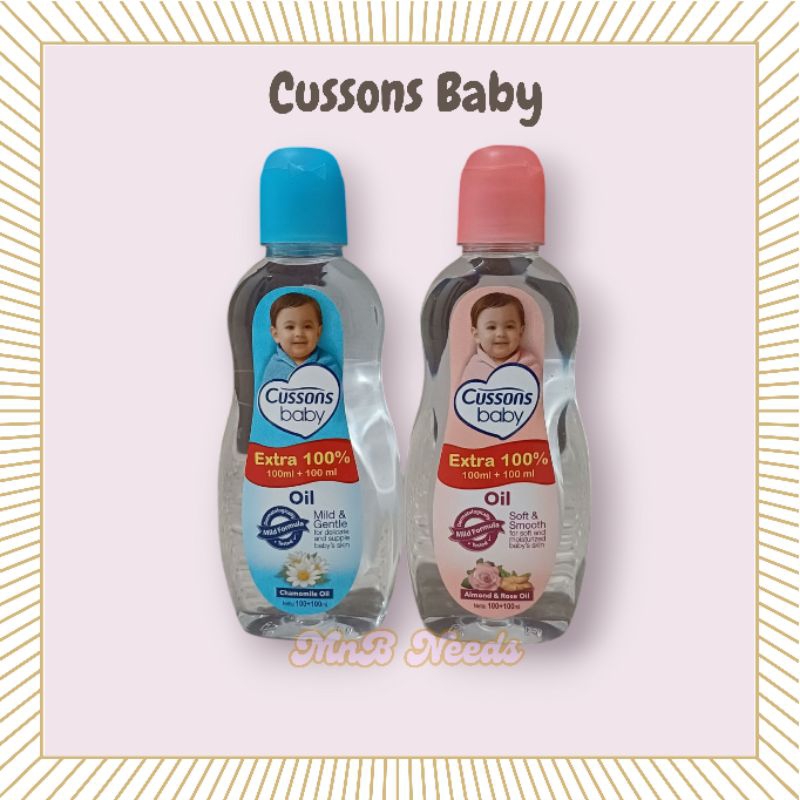 MnB Needs cussons baby oil 100+100 ml / cussons bayi oil 50ml /cussons bayi oil 100m / cussons bayi 