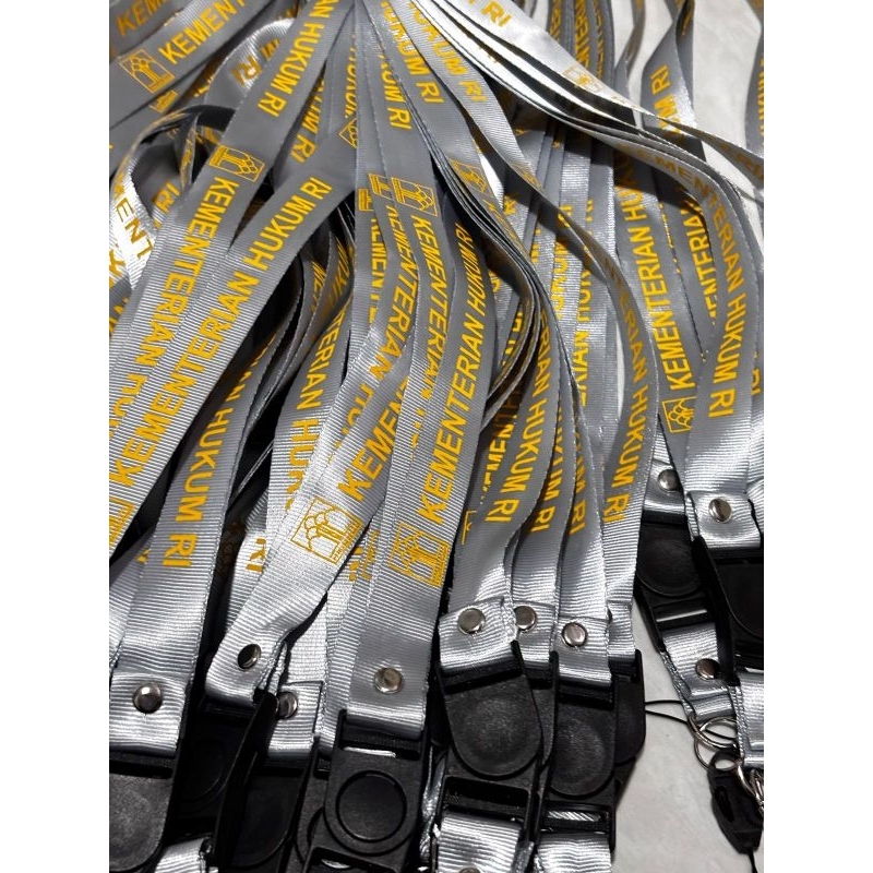 tali id card/lanyard logo kementerian hukum ri/kemenhum
