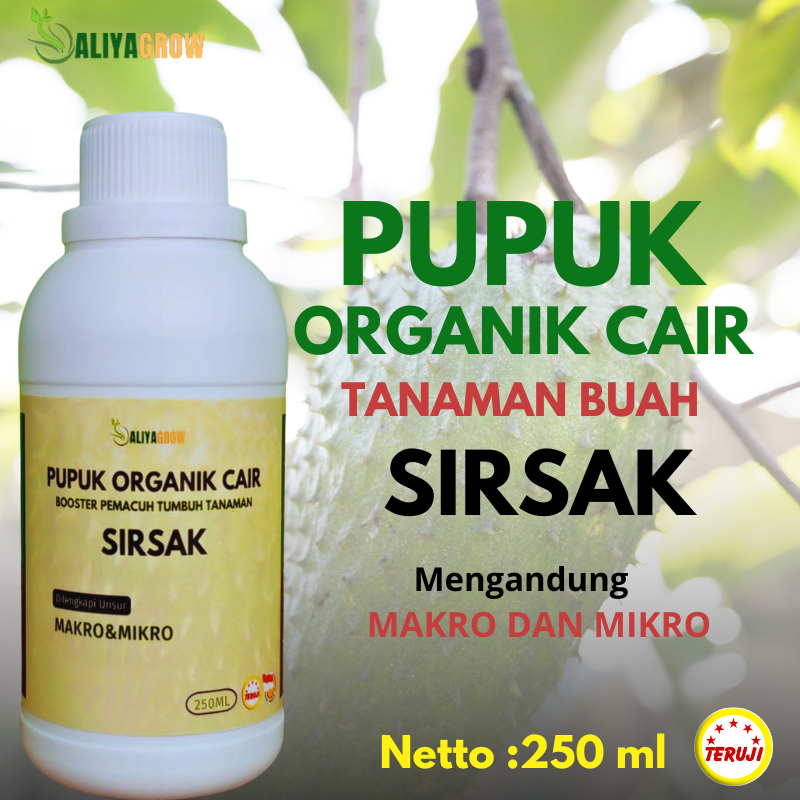 booster sirsak/pupuk pelebat buah sirsak/pupuk organik buah sirsak/pupuk sirsak agar cepat berbuah