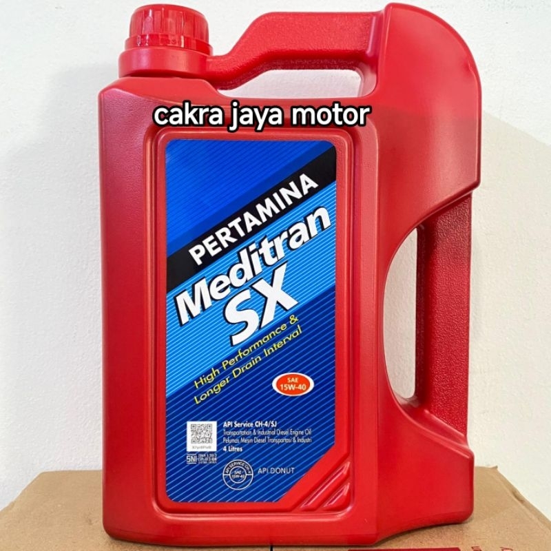 Oli Meditran SX 4Liter 15W-40 Oli Mesin Diesel