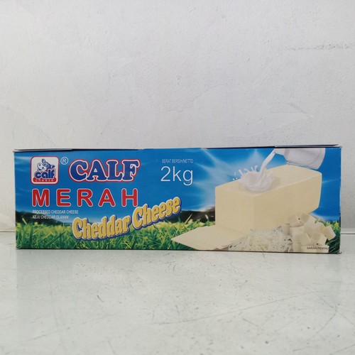 

CALF MERAH / KEJU CALF MERAH CHEDDAR CHEESE 2KG