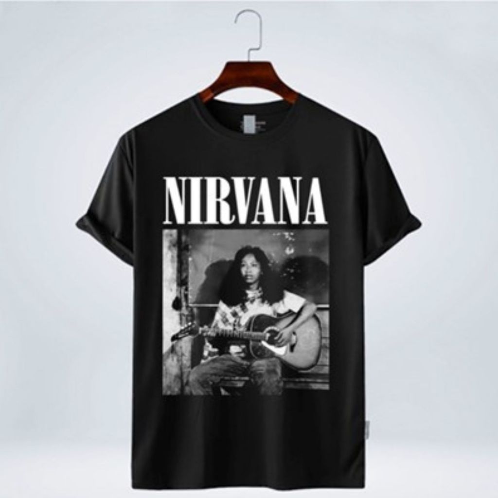 Kaos Band Nirvana x Mandra | Baju Mandra Nirvana