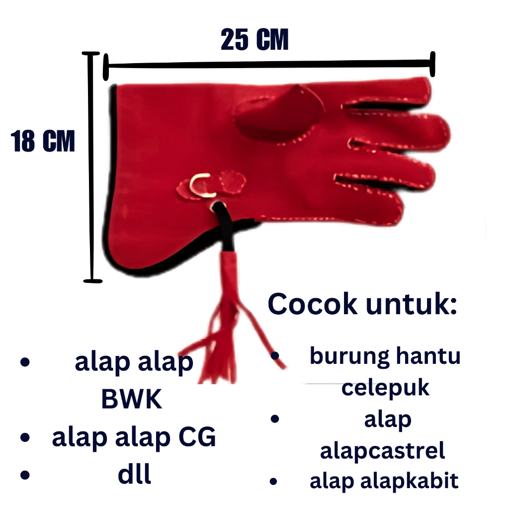 Glove Elang dan Burung Hantu 25 Cm