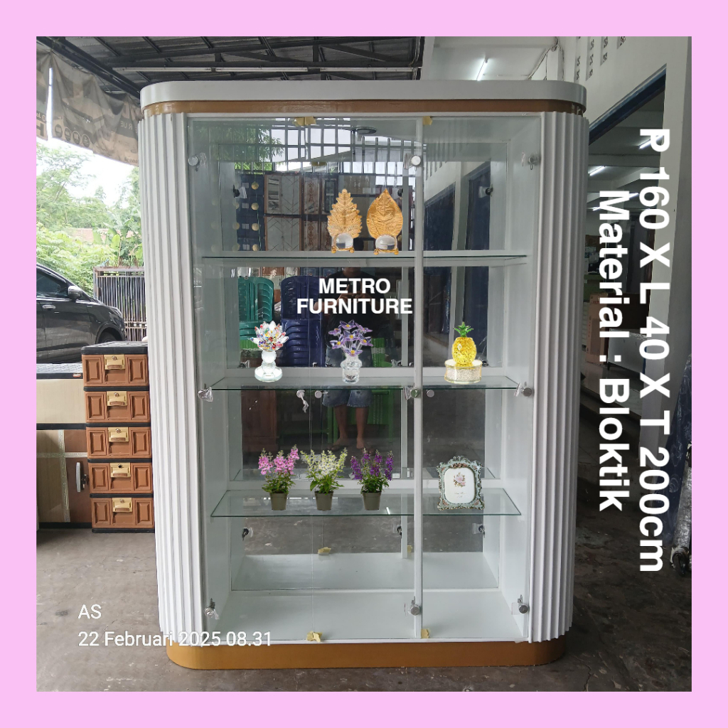 BUFET KRISTAL OVAL MOTIF BARU PAJANGAN KRISTAL OVAL BUPET KRISTAL LAMPU LEMARI HIAS KACA KRISTAL FRE