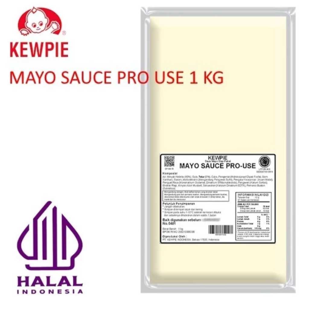 

KEWPIE MAYO PRO USE 1 kg POUCH HALAL