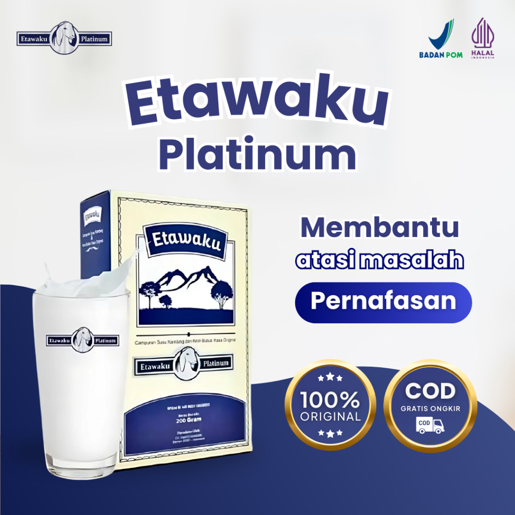 

Etawaku Platinum Susu Bubuk Kambing Etawa Original 200 Gram Solusi Masalah Nyeri Sendi Dan Obat Asma