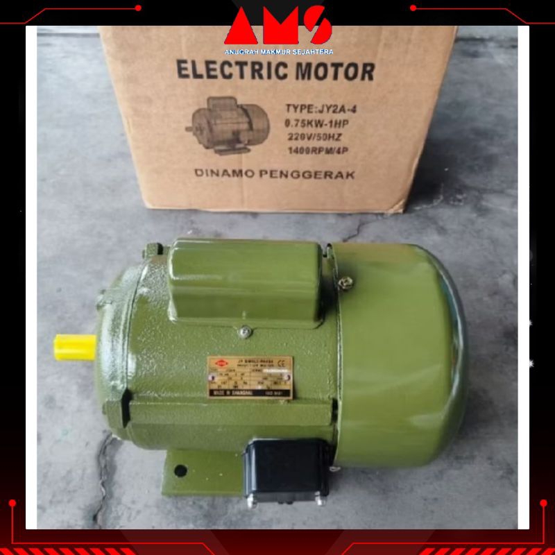 ELECTRO MOTOR / DINAMO PENGGERAK 1 PHASE 1 HP 4P ( JY 2A - 4 ) SEM