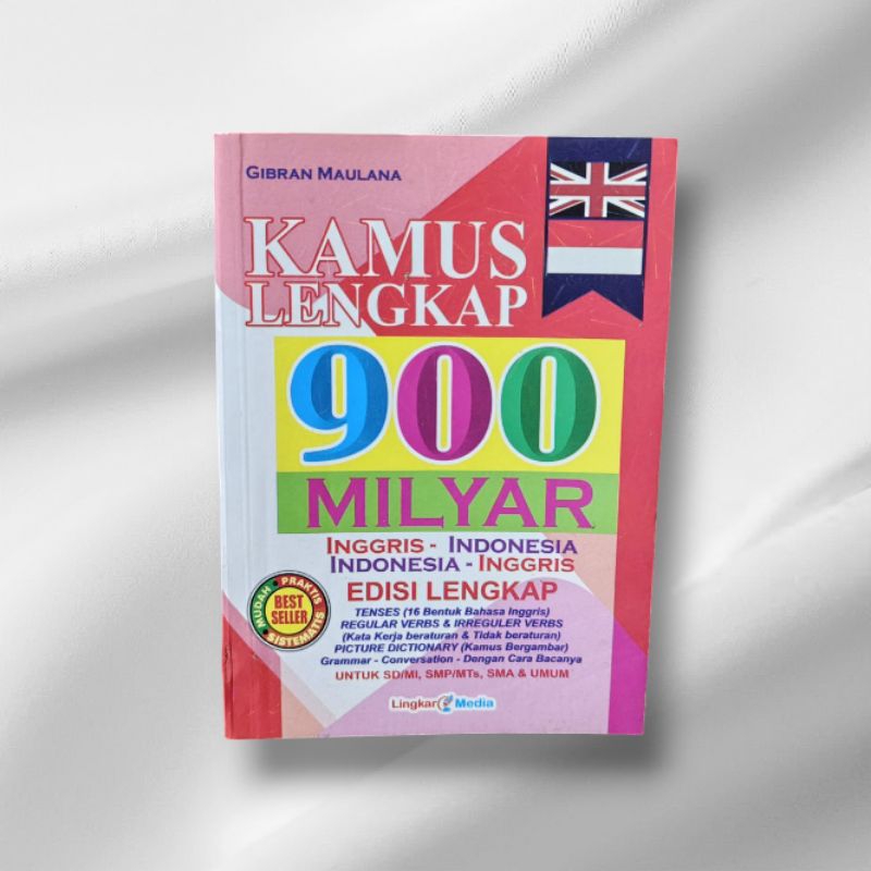 Kamus Lengkap Bahasa Inggris-Indonesia Berwarna Kecil