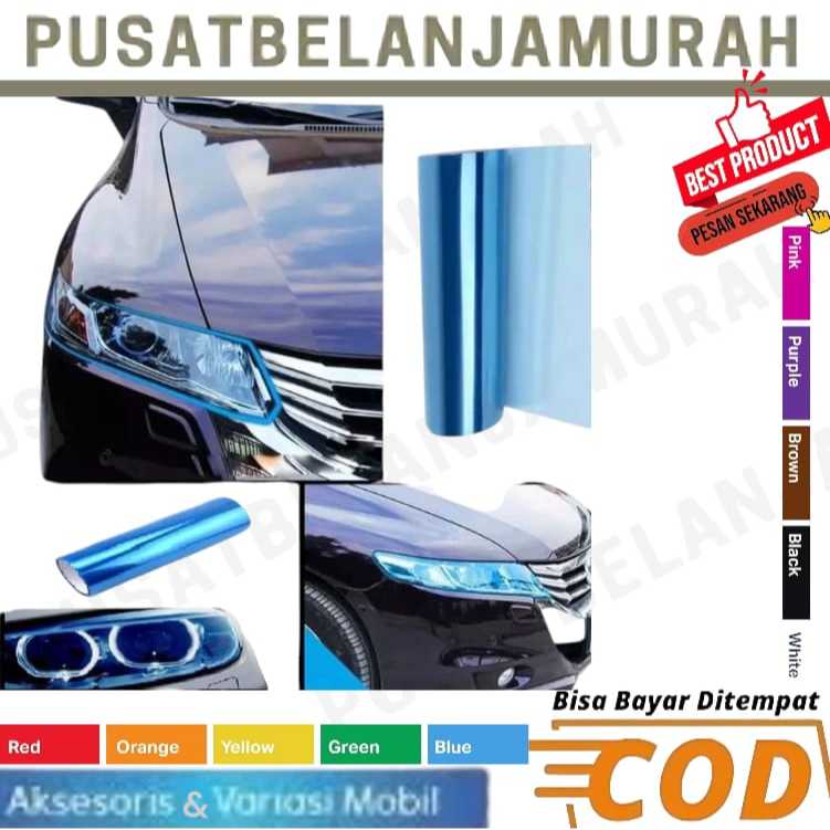 stiker hybrid skotlet lampu mobil stiker lampu mobil motor