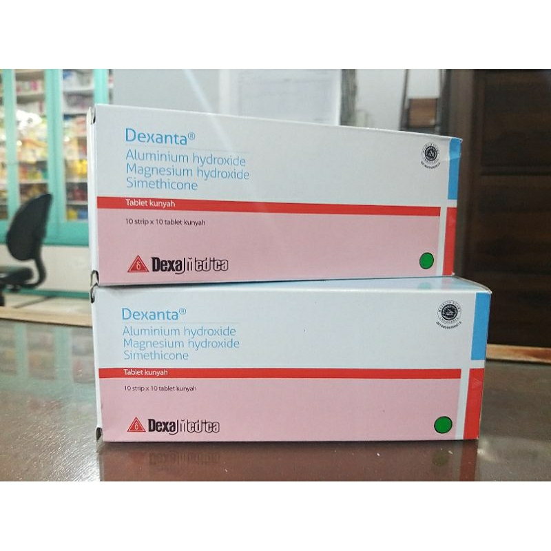 1 BOX | DEXANTA TABLET KUNYAH | OBAT MAAGH LAMBUNG