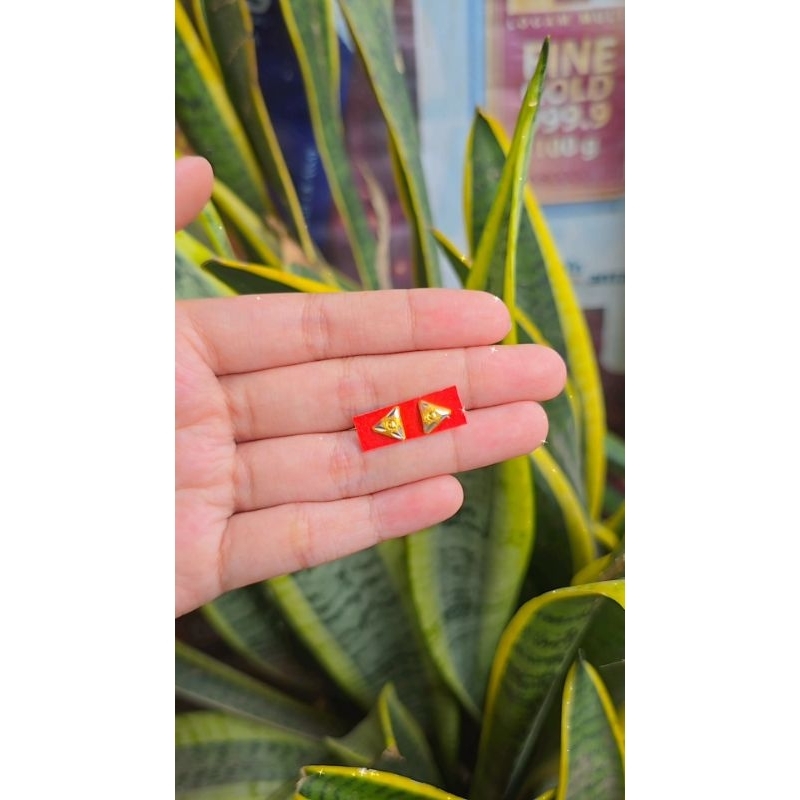 giwang kombinasi emas 916