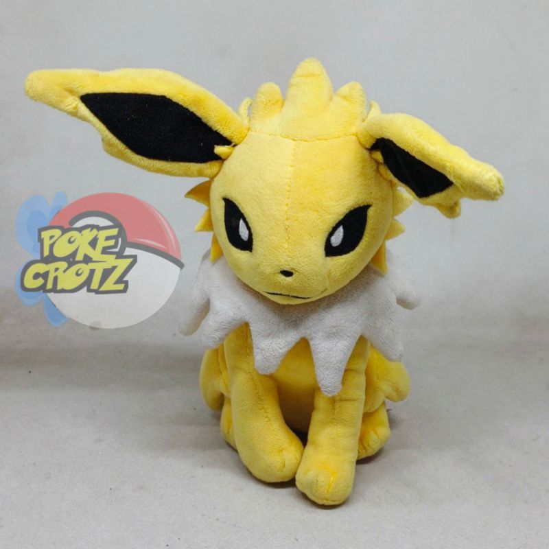 Boneka pokemon center 2015 jolteon sitting plush 19cm