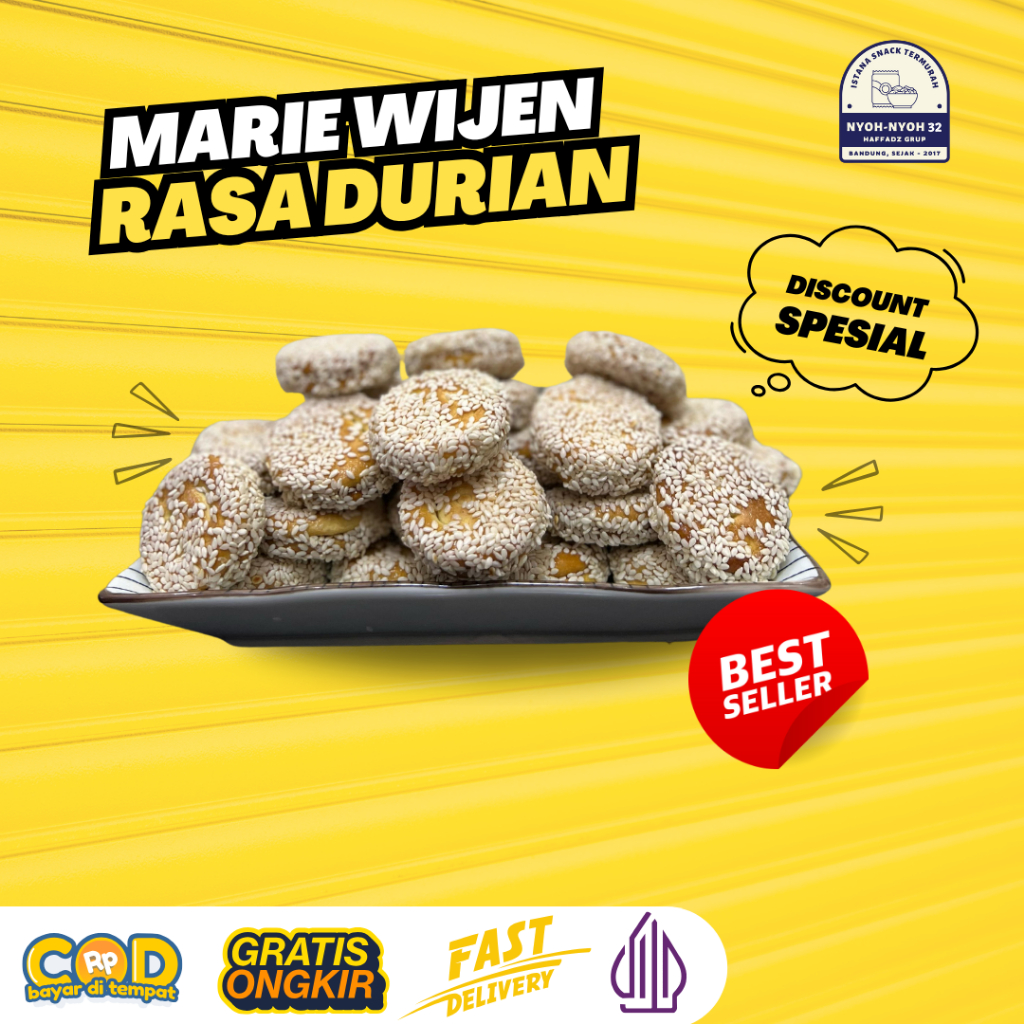 

Kue Marie Wijen Rasa Durian 250gr 500gr 1000gr