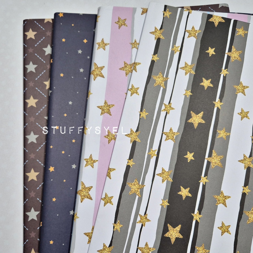 

Kertas Kado Motif BINTANG Sansan Wawa bisa untuk sampul