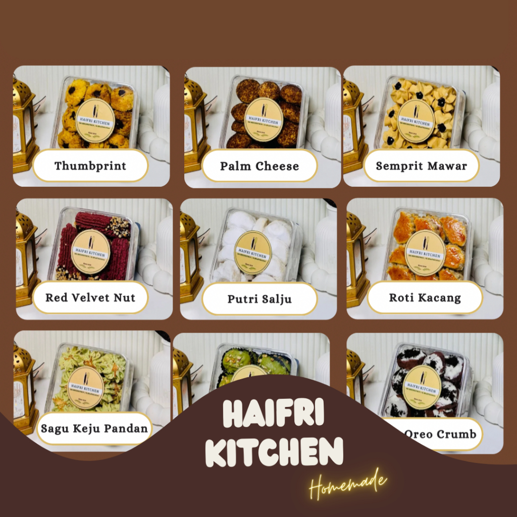 

HAIFRI KITCHEN — KUE KERING 250GR, KUKER PREMIUM LEBARAN, CEMILAN HARI RAYA