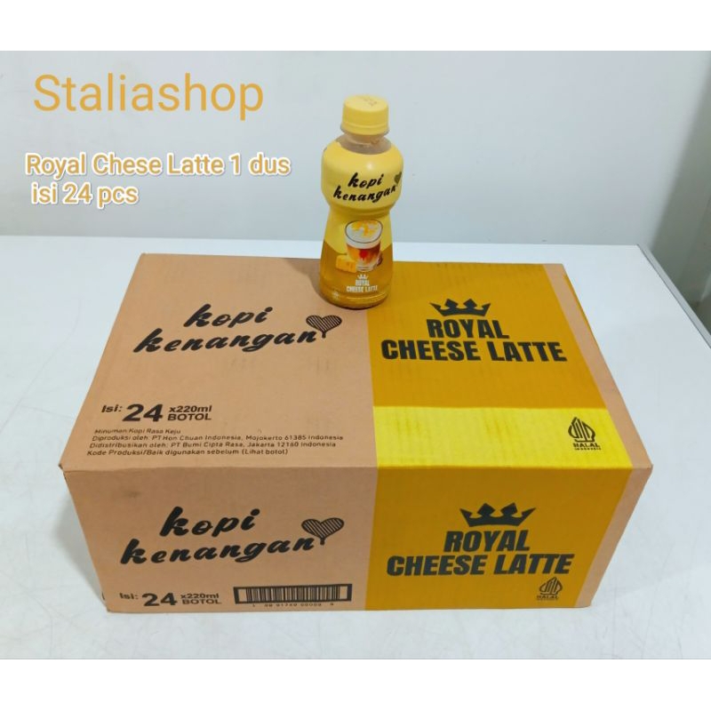 

KOPI KENANGAN ROYAL CHEESE LATTE 220 ml- (1 Dus isi 24)