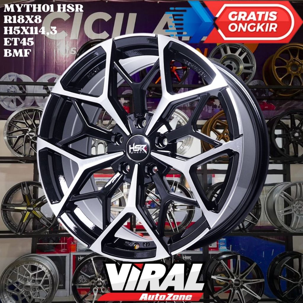 Velg Mobil XPANDER , STARGAZER , NEW LIVINA , TERIOS , HSR MYTH01 RING 18 R18