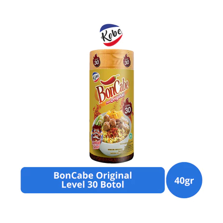 

KOBE BonCabe Original Level 30 Sambal Tabur Kemasan 40 gr