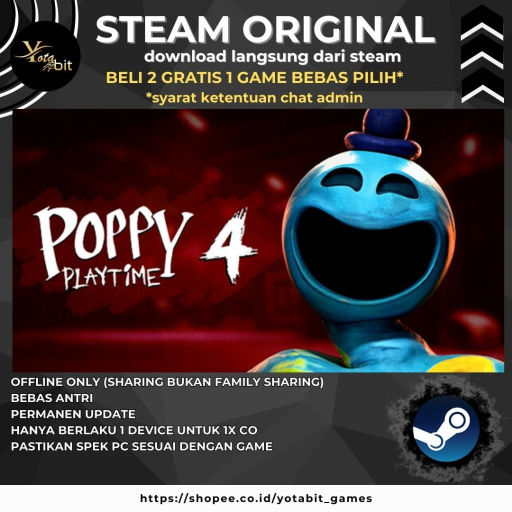 Poppy Playtime - Chapter 4 PC Sharing Original Offline