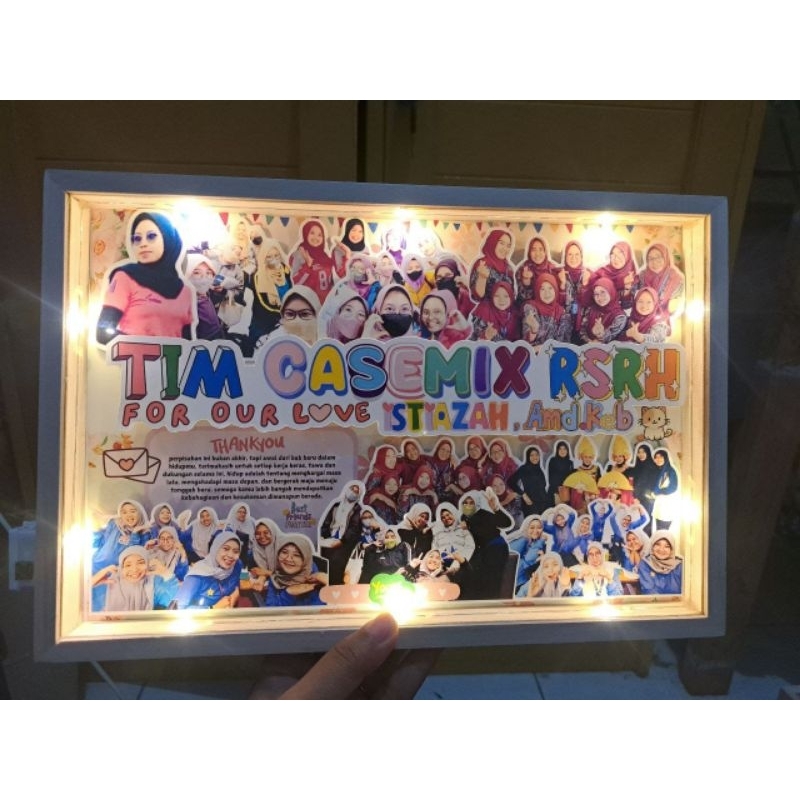 FRAME Photo Pop Up 3D Full Scrap Book KADO SOUVENIR CUSTOM MURAH JAWA TIMUR