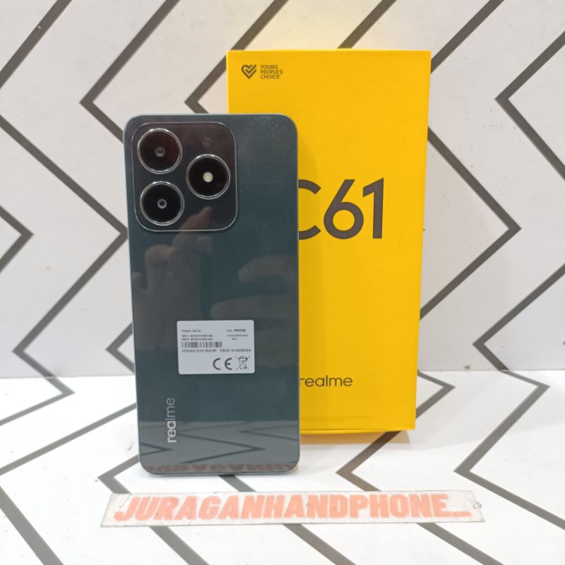 REALME C61 8/128GB HP BEKAS SECOND FULLSET