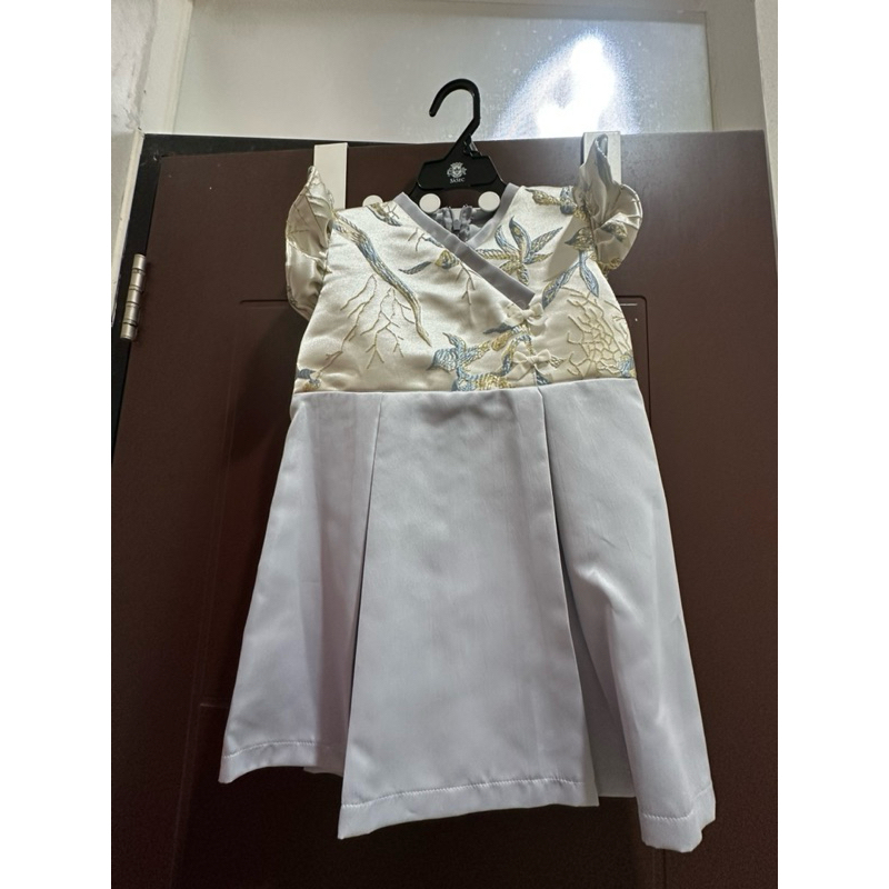 PRELOVED Kids Silver Party Dress