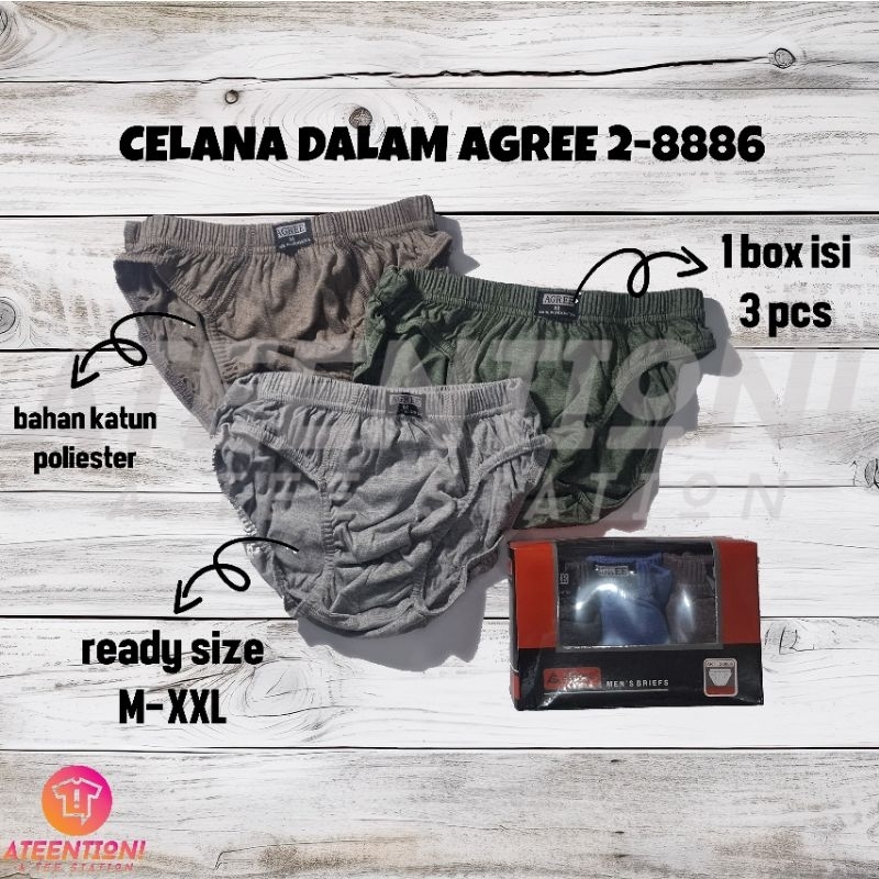 CD cowok bahan katun cd pria dewasa size M-L-Xl-XXL