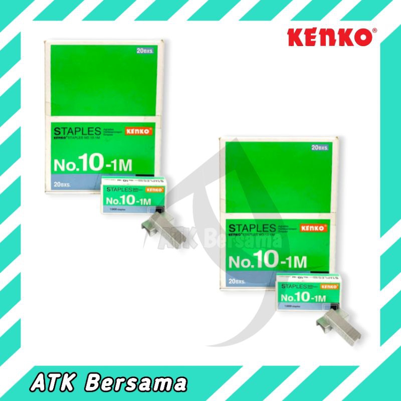 

Refil/Isi Staples Kenko No. 10 Untuk Staples Kecil 1Pack 20 box