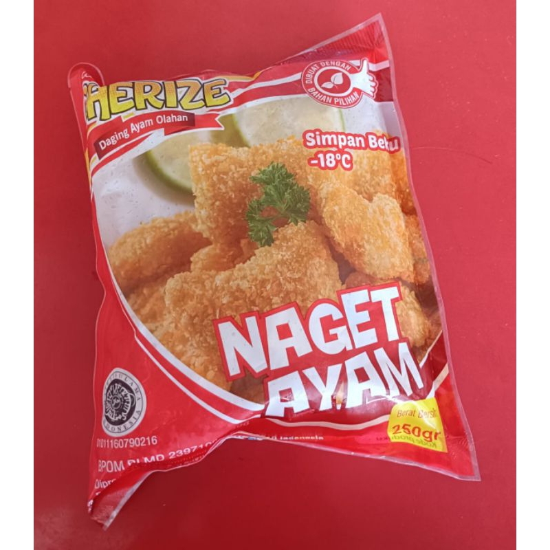 

Naget Ayam Cherize 250gr Ekonomis