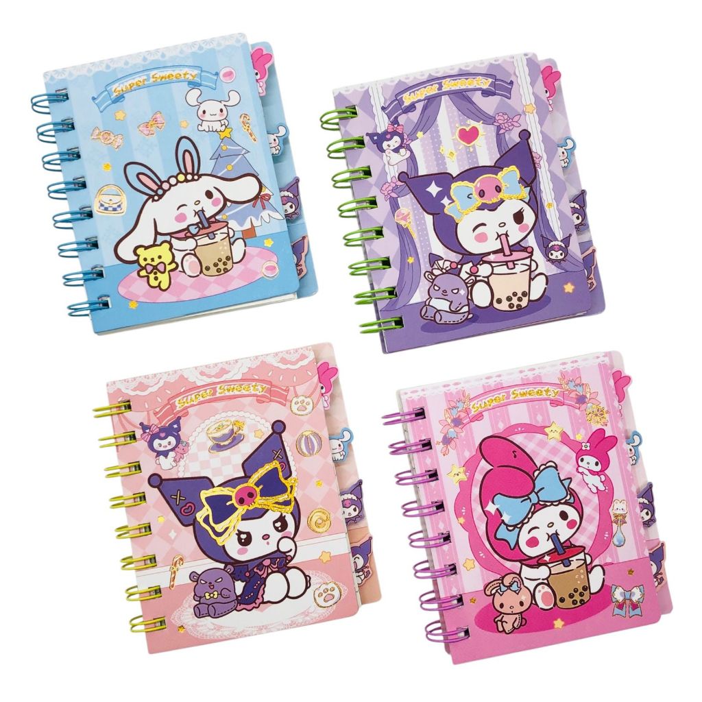 

(A7) NOTEBOOK SPIRAL 205-3 SANRIO (80 LEMBAR) / BUKU TULIS CATATAN / NOTES MEMO