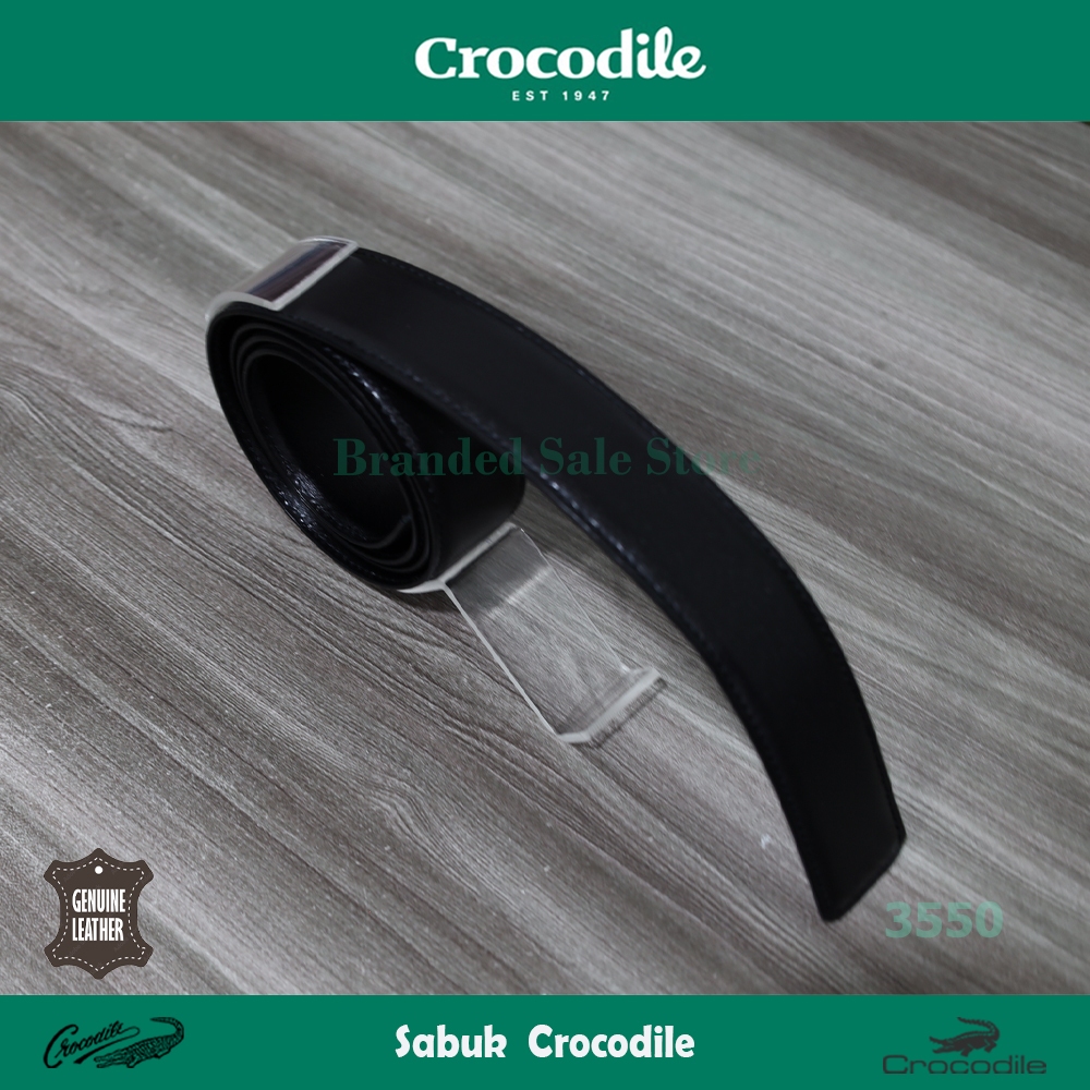 CROCODILE  Strap  - Tali Ikat Pinggang - Leather Strap  MCR 3550