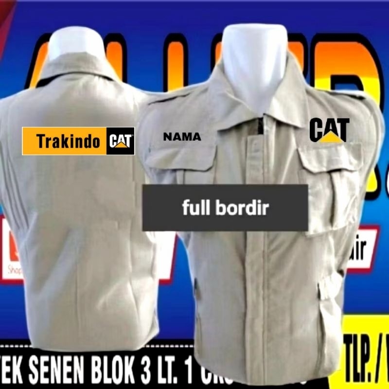 rompi Trakindo rompi kerja Trakindo rompi seragam Trakindo rompi kerah Trakindo rompi Caterpillar ro